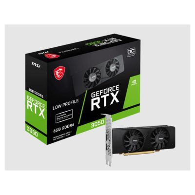  Placa de Video Msi Geforce Rtx 3050 Lp 6gb Oc Gddr6 96 Bits - 912-V812-023