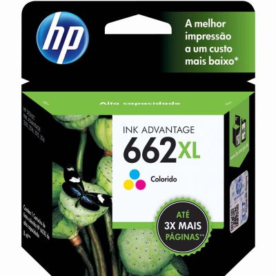 CARTUCHO ORIGINAL HP 662XL TRICOLOR