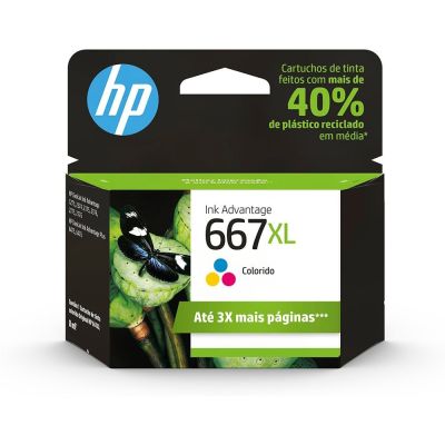 CARTUCHO ORIGINAL HP  667XL TRICOLOR