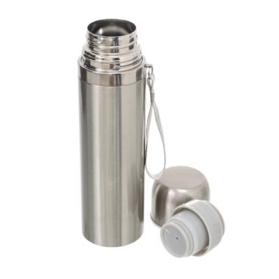 GARRAFA TERMICA DE INOX COM ALÇA 450ml 