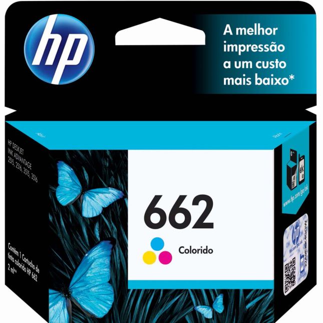 CARTUCHO ORIGINAL HP 662 TRICOLOR