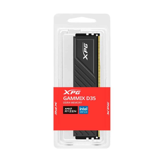 MEMORIA ADATA XPG GAMMIX D35 8GB DDR4 3200MHZ CL16 DESKTOP - AX4U32008G16A-SBKD3