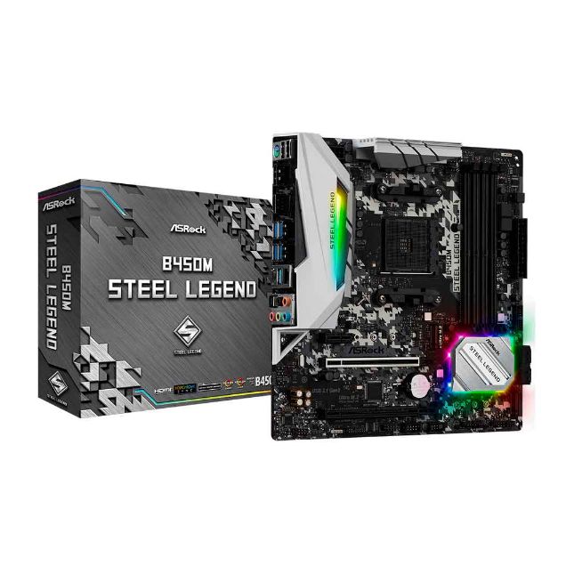 PLACA MAE (AMD) ASROCK B450M STEEL LEGEND DDR4 AM4