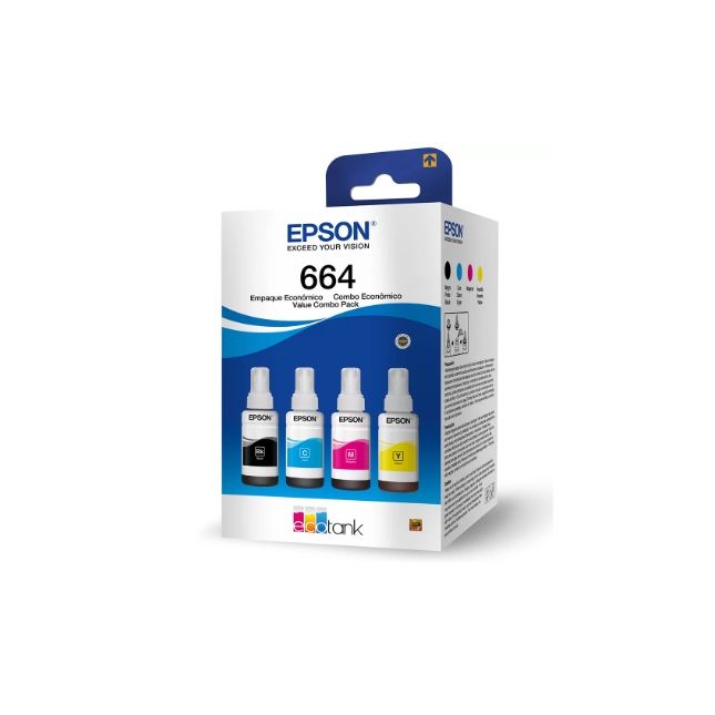 KIT TINTA EPSON ORIGINAL 664 