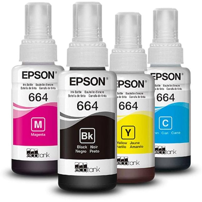 KIT TINTA EPSON ORIGINAL 664 